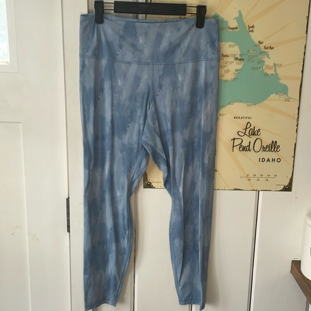 Patagonia Slate Blue Patterned Leggings